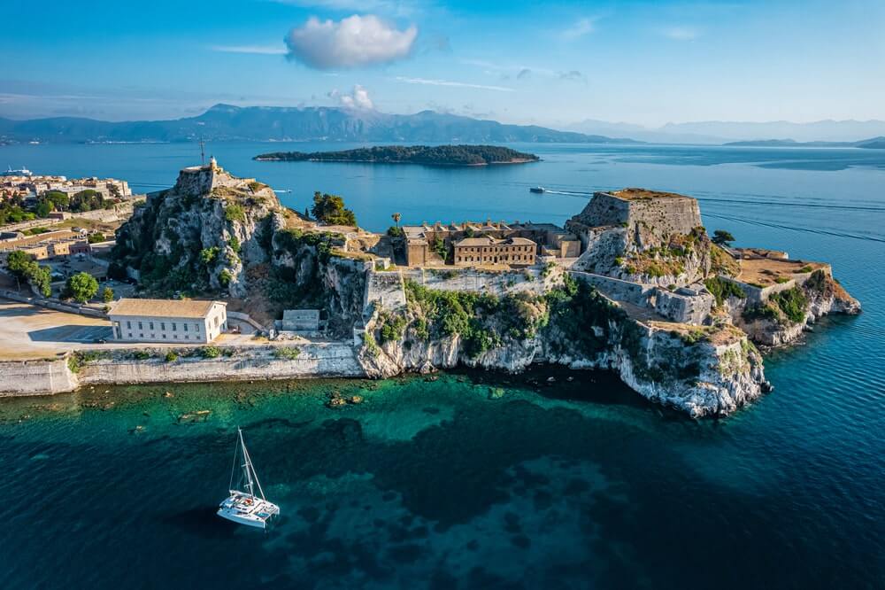 Venitian Fortress in Corfu Greece